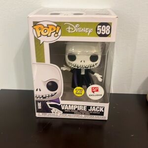 Brand New The Nightmare Before Christmas Funko Pop Vampire Jack Glow in the Dark